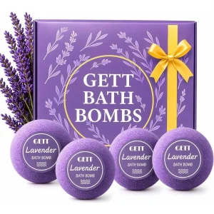 Lavender Bath Bombs 4 Pack